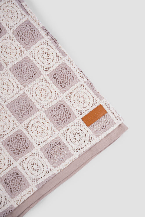 Flower Pattern Crochet Shorts