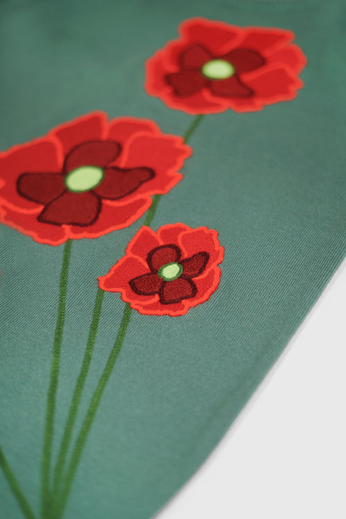 The Hideout Clothing - Opium Poppy Flower Knit Sweater