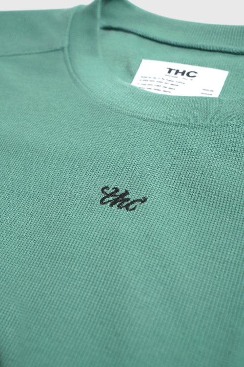 The Hideout Clothing - Waffle Terry Thermal Sweater