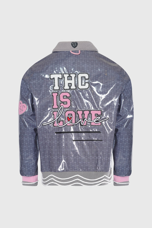The Hideout Clothing - THC is Love Letterman Jacket