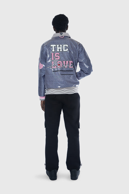 The Hideout Clothing - THC is Love Letterman Jacket