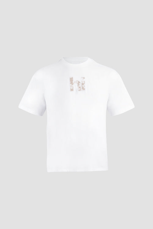 Hi Flower Pattern Tee