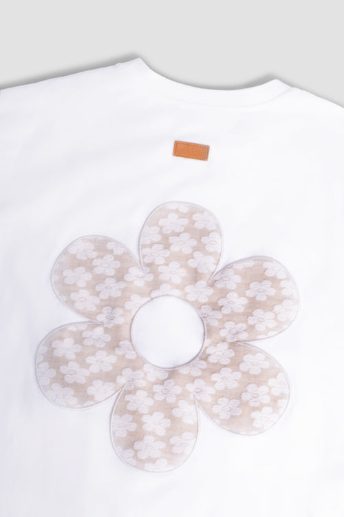 Hi Flower Pattern Tee