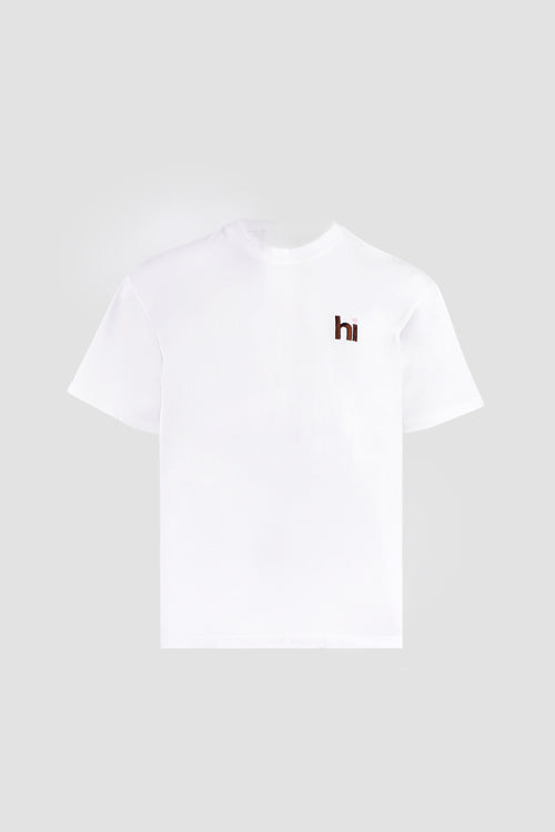 Hi Flower Vegan Leather Patch Tee