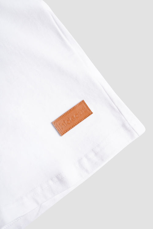 Hi Flower Vegan Leather Patch Tee