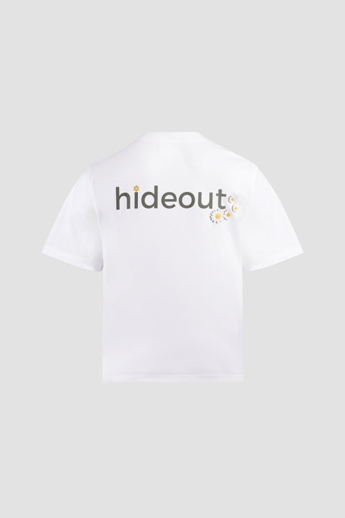 Hi Love Flowers Tee White