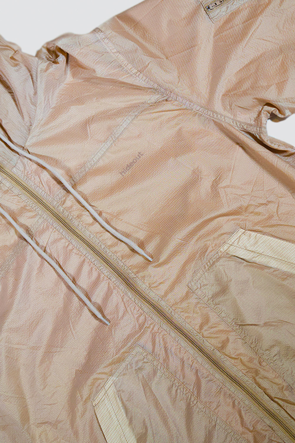 Lightweight Waterproof Windbreaker Utility Jacket Light Brown
