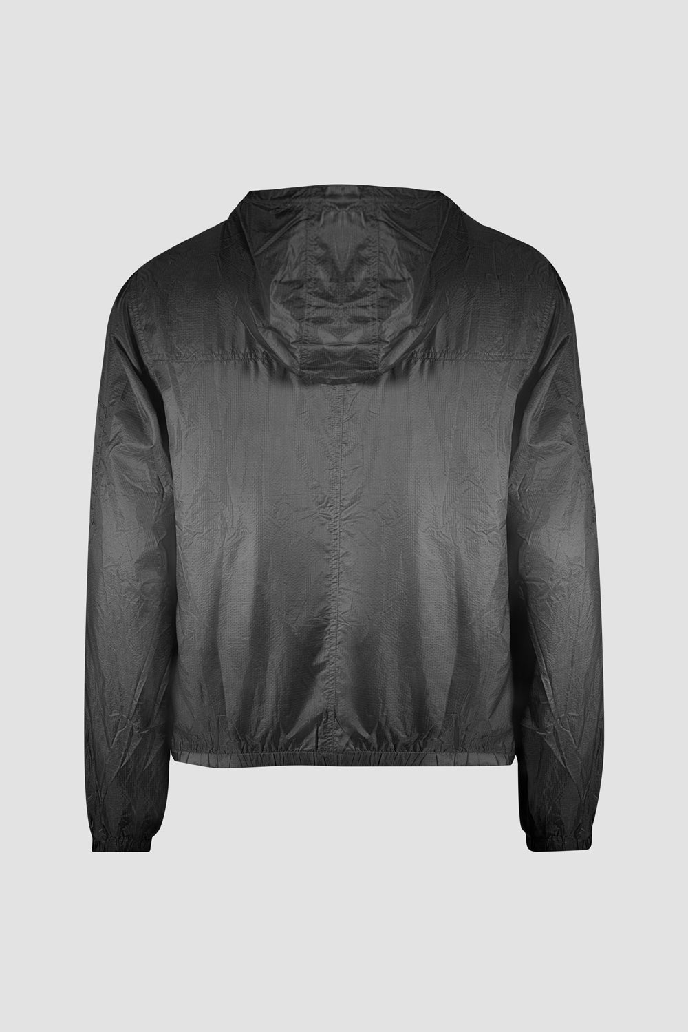 Lightweight Waterproof Windbreaker Utility Jacket Light Grey