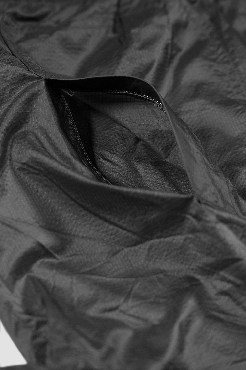 Lightweight Waterproof Windbreaker Utility Jacket Light Grey
