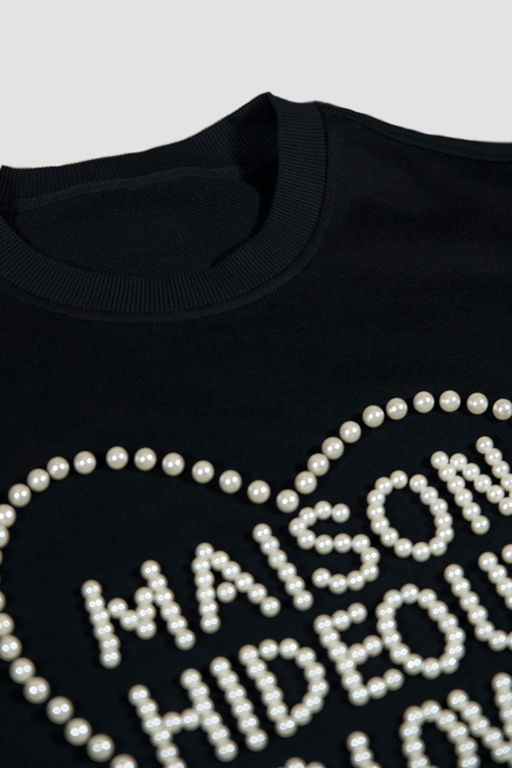 Maison Hideout Pearl T-Shirt Black