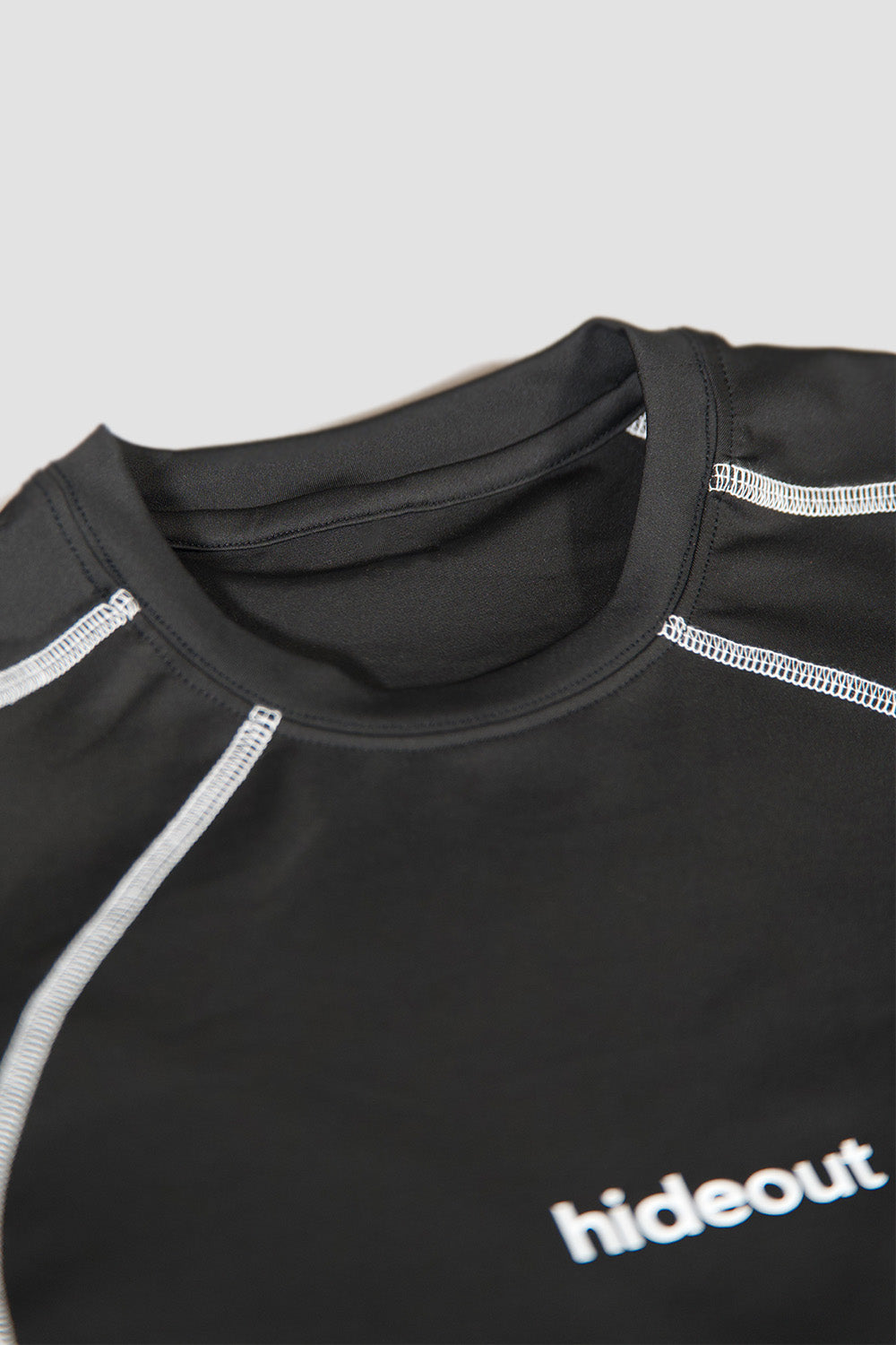 Orbit Stitch Long-sleeve Performance Fitted Top Black 3