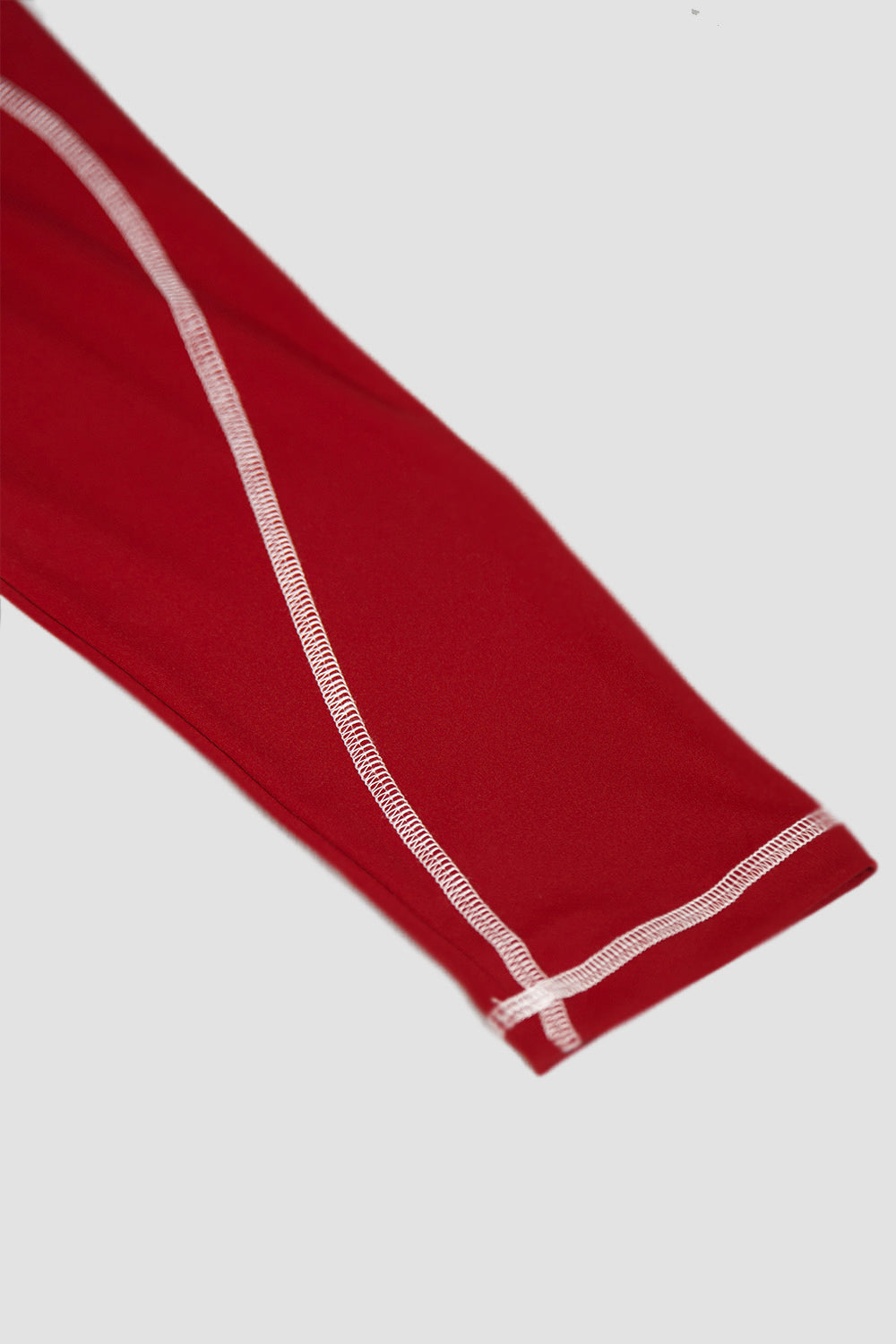 Orbit Stitch Long-sleeve Performance Fitted Top Red