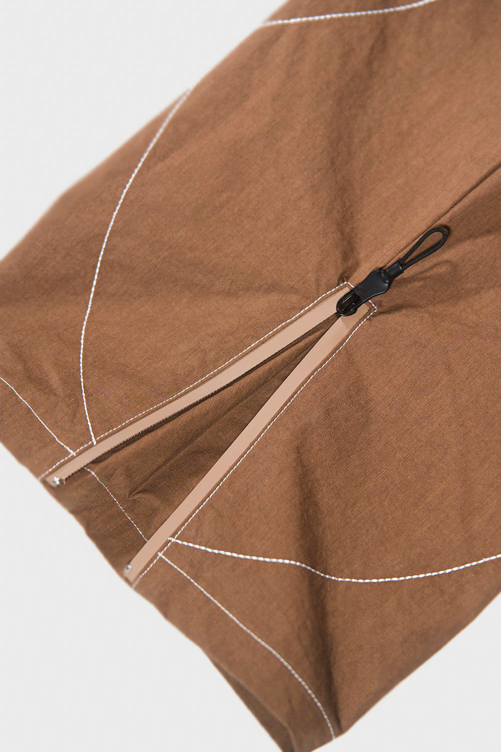 Orbit Stitch Waterproof Track Pants Brown