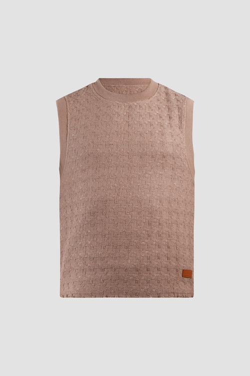 Sleeveless Knit Vest