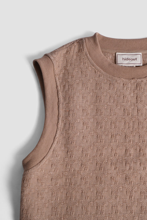 Sleeveless Knit Vest