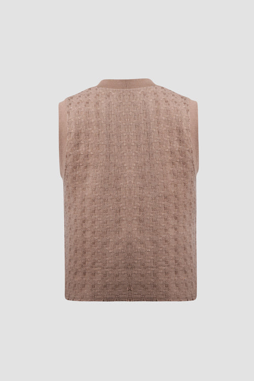 Sleeveless Knit Vest