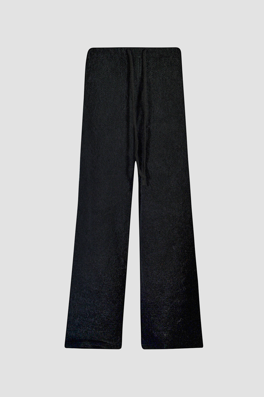Solid Knit Lounge Pants Black