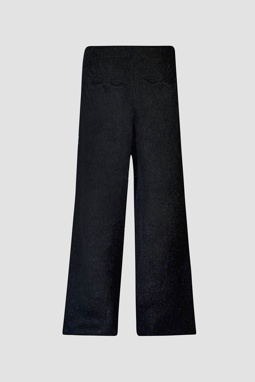Solid Knit Lounge Pants Black