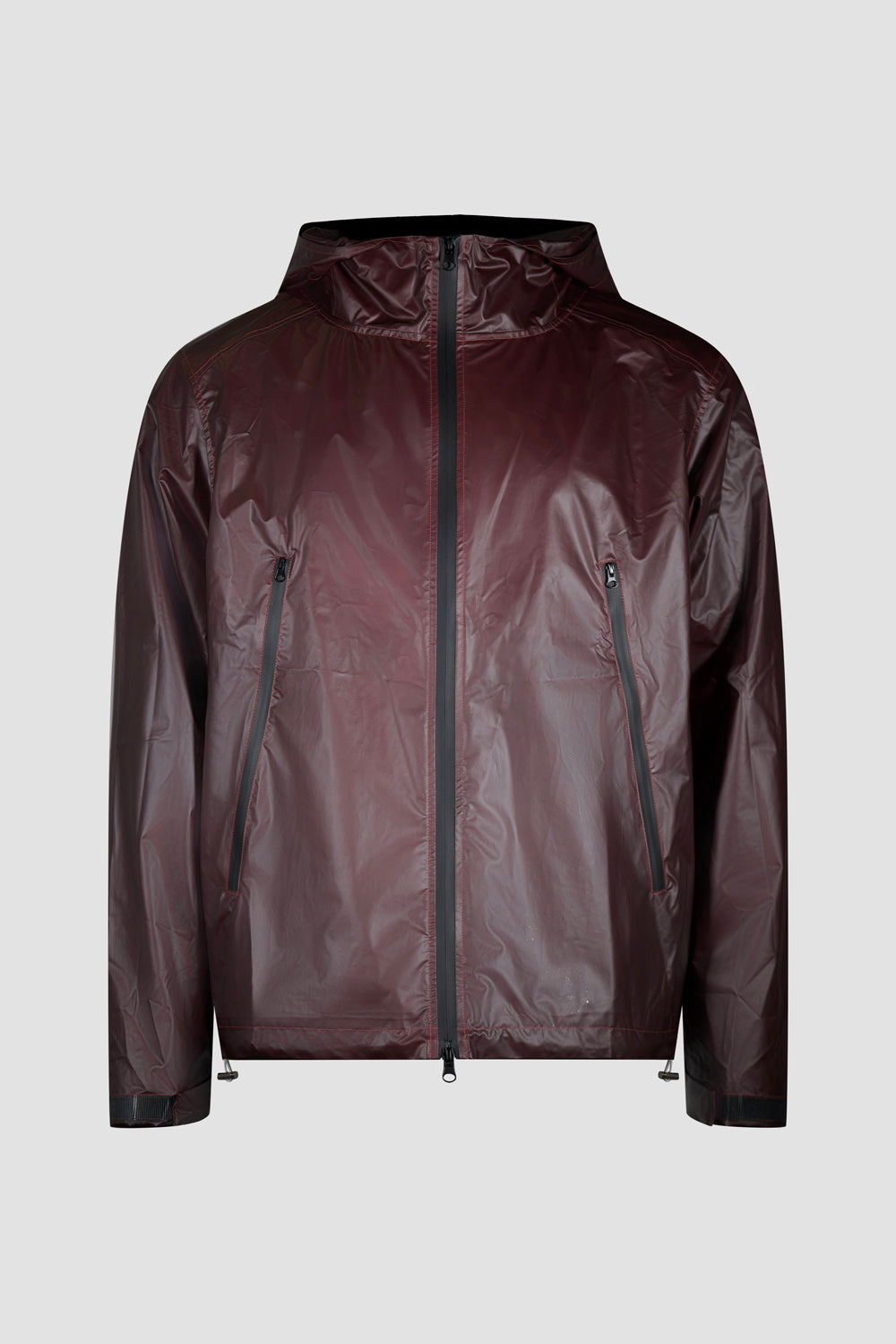 Temperature Reactive Waterproof Windbreaker Jacket Red