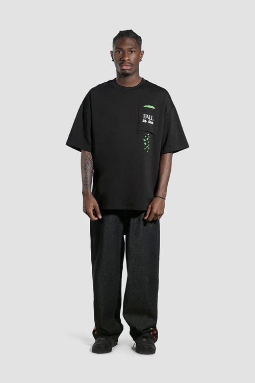 The Hideout Clothing Fall In Love Oversized Pocket Tee