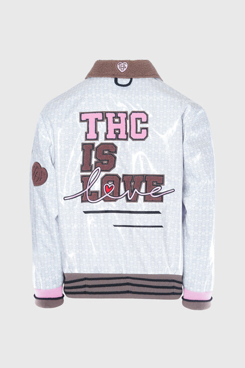 The Hideout Clothing - THC is Love Letterman Jacket