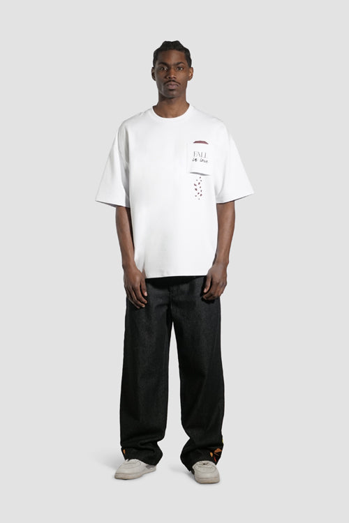 The Hideout Clothing Fall In Love Oversized Pocket Tee