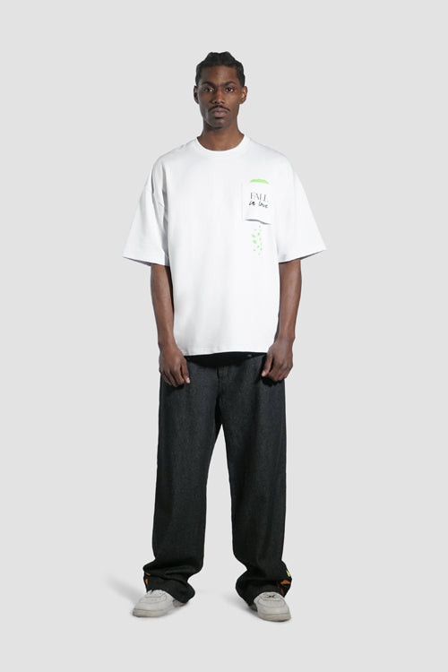 The Hideout Clothing Fall In Love Oversized Pocket Tee